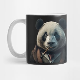 Mafia Panda With Cigarettes Mug